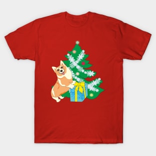 Merry Christmas with a corgi T-Shirt